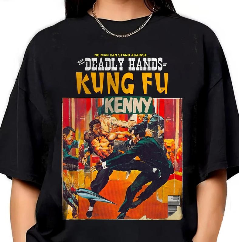 Kung Fu Kendrixk Comic style{N002}3 T-Shirts