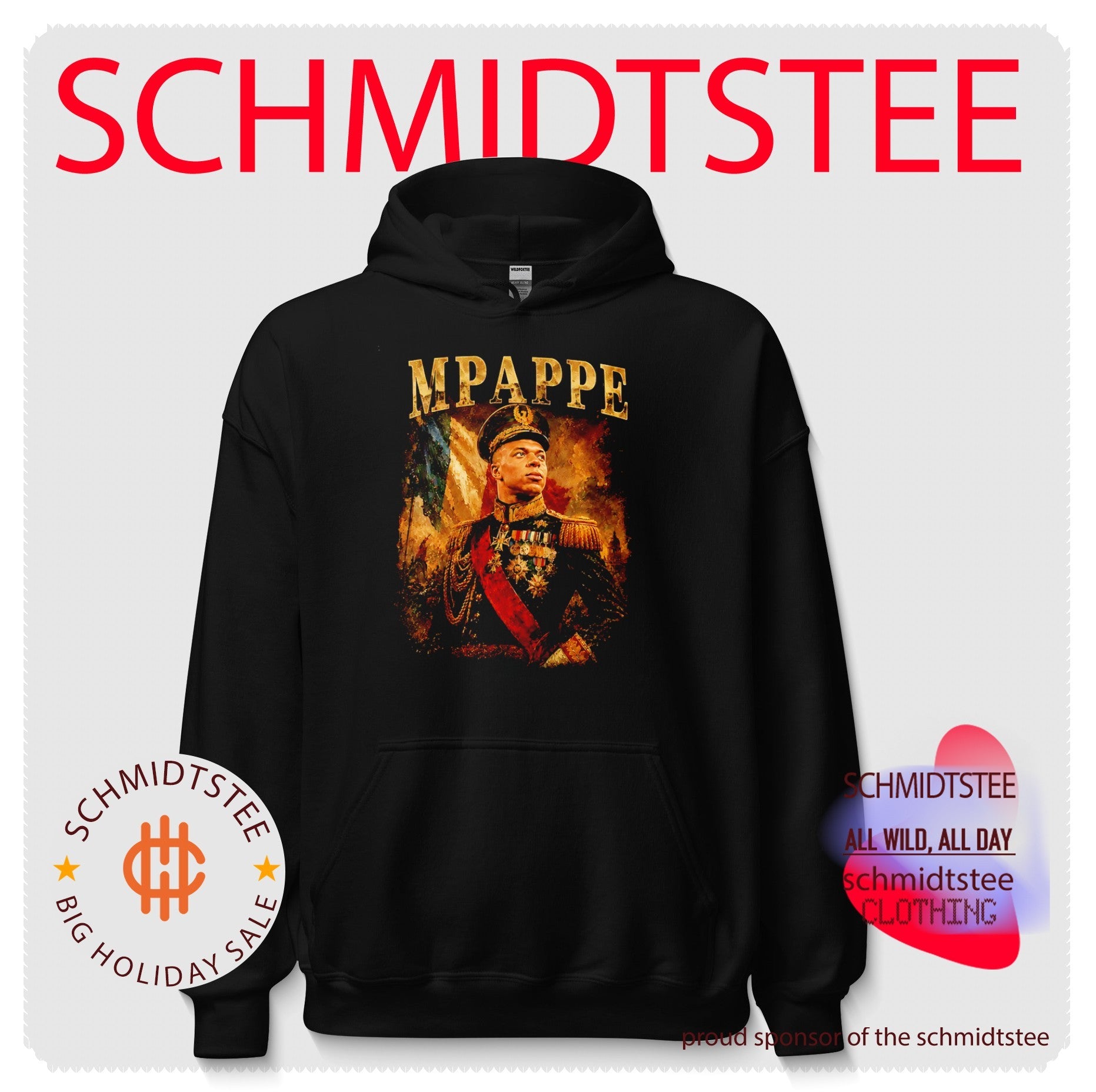Kylian Mbappe Real Madrid Admiral Military Portrait shirt