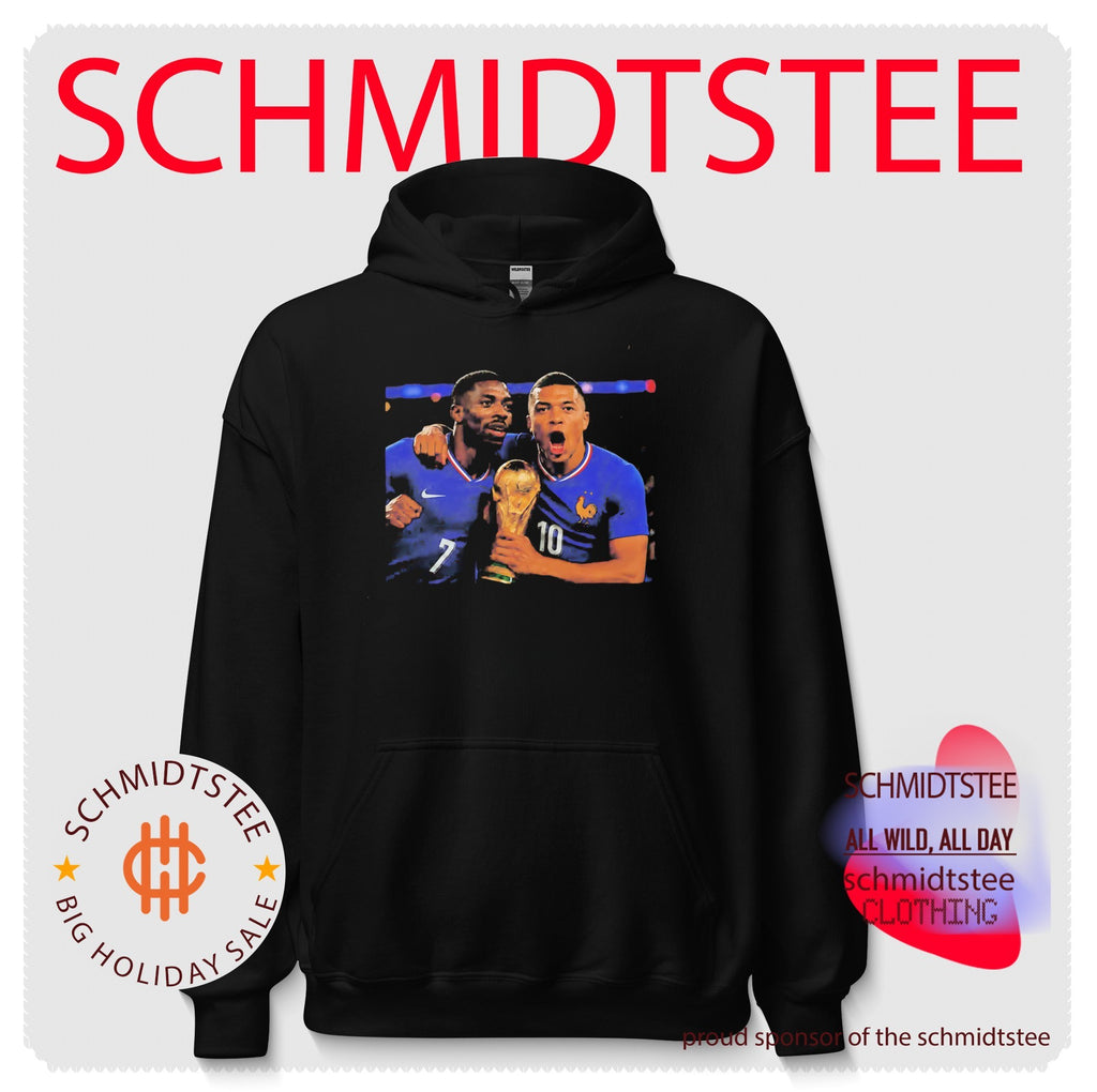 Kylian Mbappe and Ousmane Dembele France National Team Distressed trophy shirt