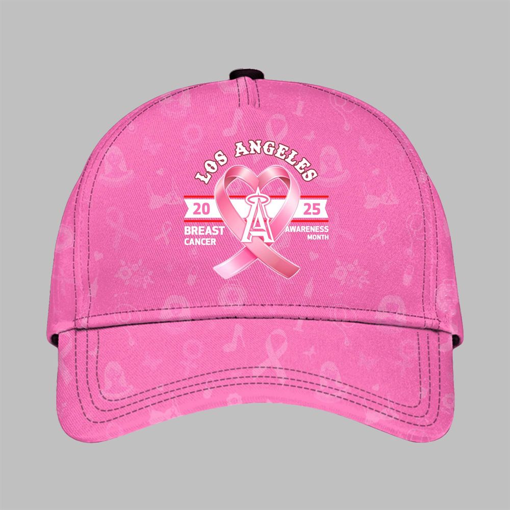 LA Angels 2025 Breast Cancer Awareness Month Jersey - Grishko.com
