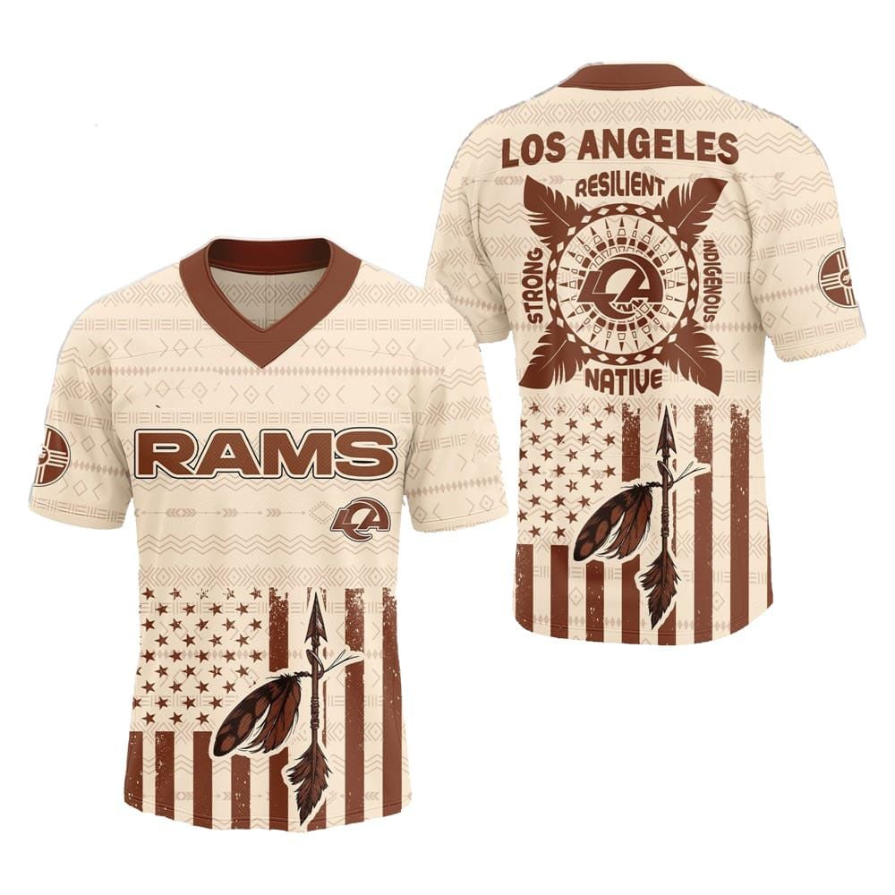LA Rams Native American Jersey 2025 - Grishko.com