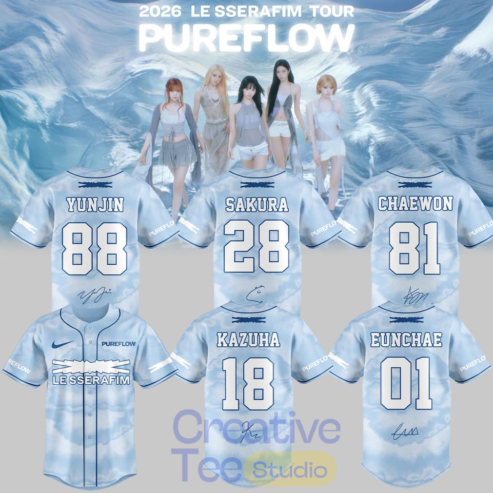 LE SSERAFIM “PUREFLOW” Tour 2026 Limited Signature Jersey