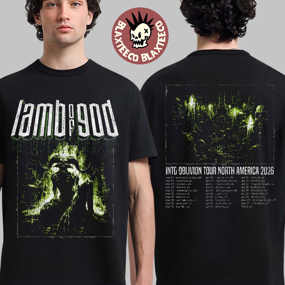 Lamp Of God Into Oblivion Tour North America 2026 Tour Merch Beast Temple T-Shirt