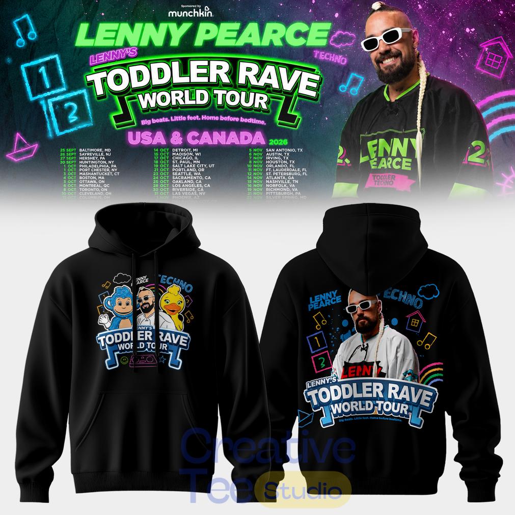 Lenny Pearce Toddler Rave World Tour Edition Hoodie – Special For Fans