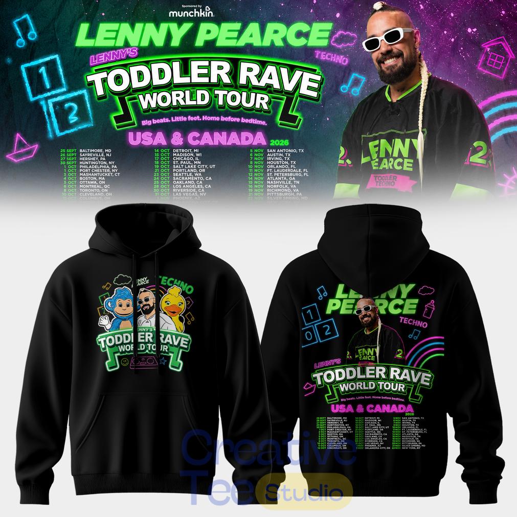 Lenny Pearce Toddler Rave World Tour Edition Hoodie – Special For Fans