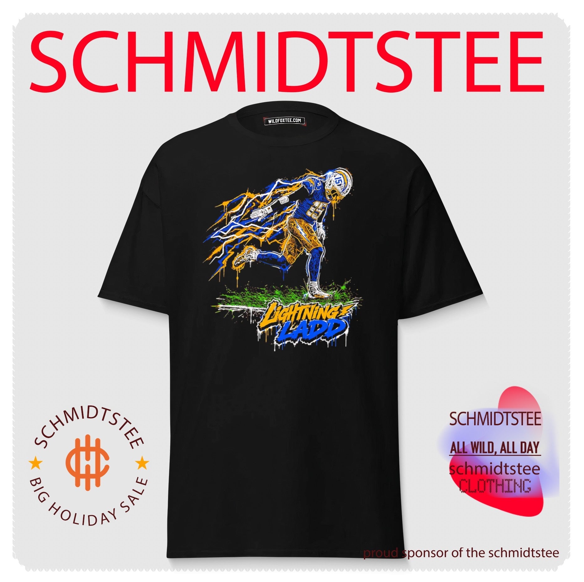 Lightning Ladd McConkey Los Angeles Chargers art shirt