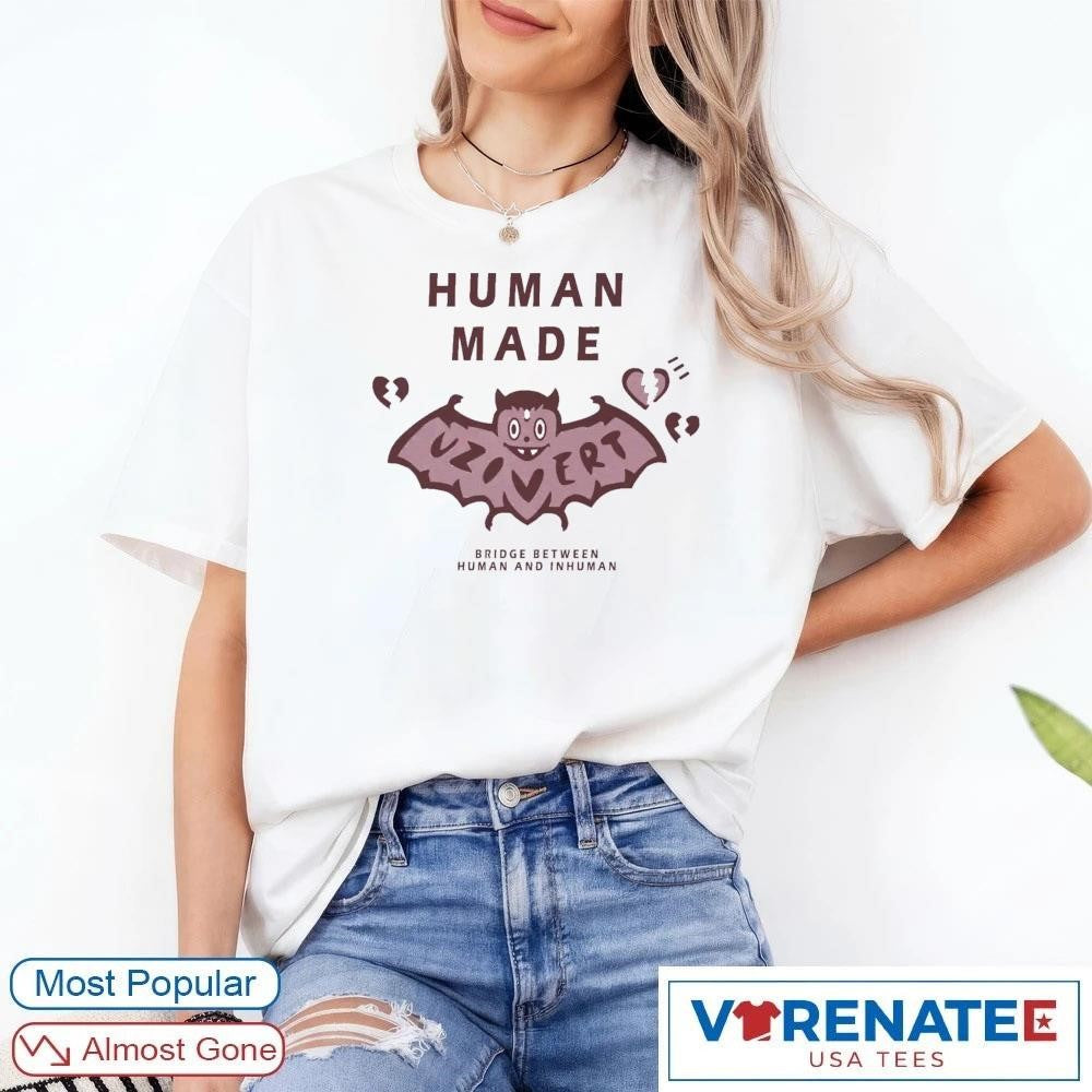 Lil Uzi Vert Inspired Pink Bold Streetwear – Human Made Bridge Between Human And Inhuman shirt
