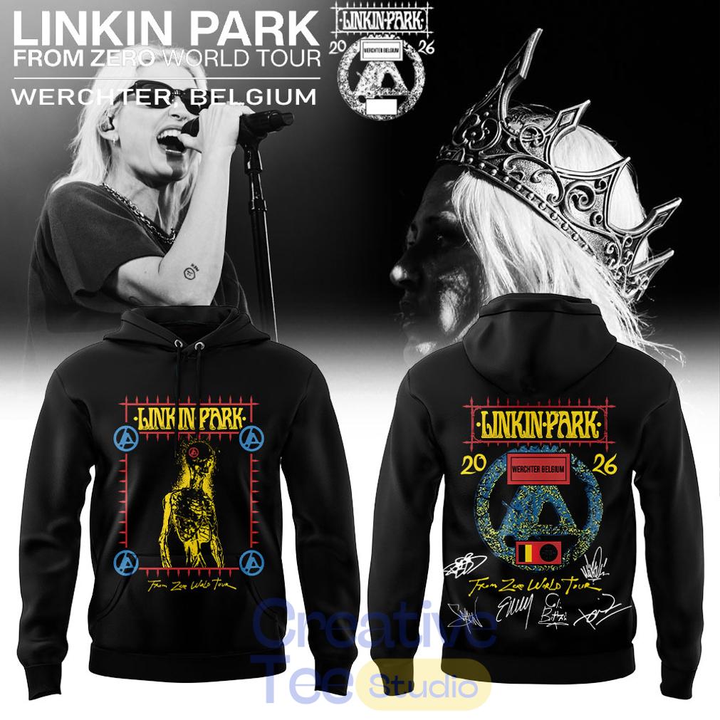 Linkin Park From Zero World Tour 2026 in Werchter, Belgium Limited Tee Hoodie
