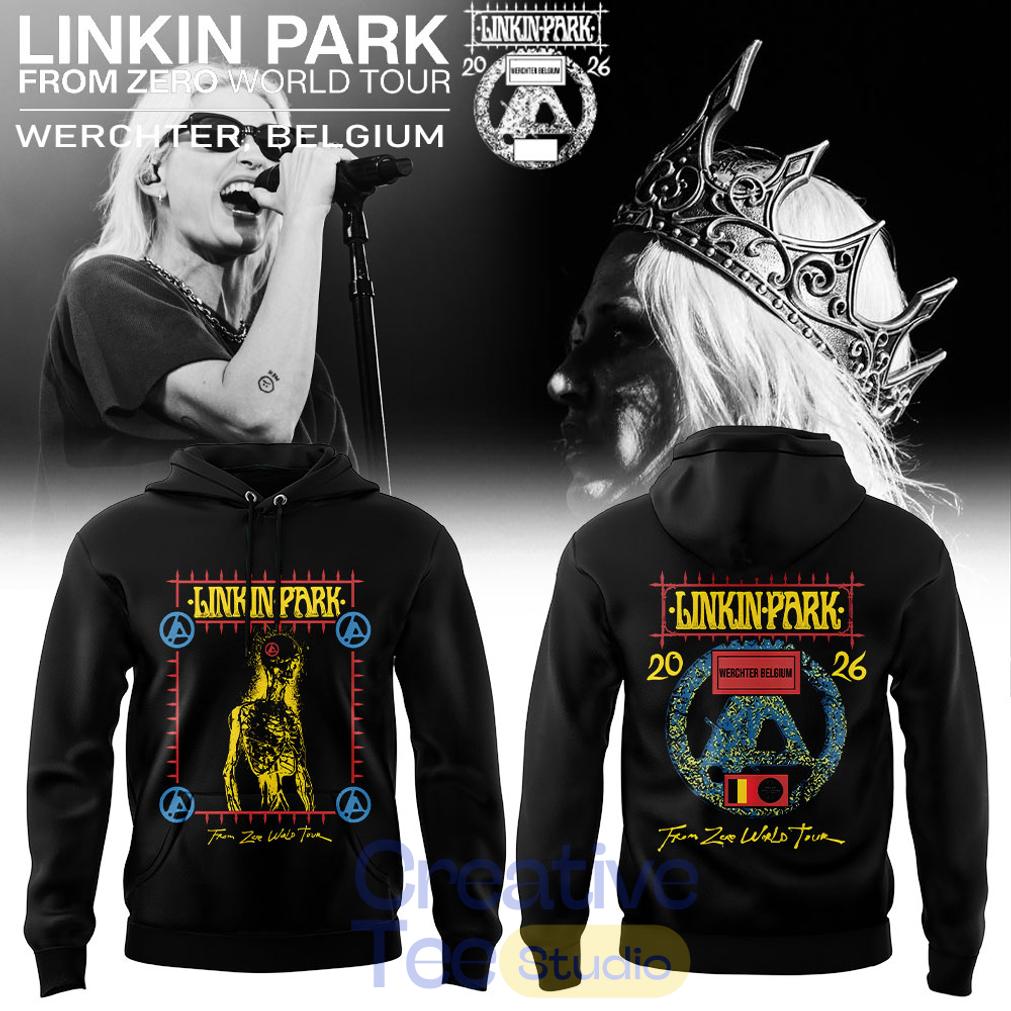 Linkin Park From Zero World Tour 2026 in Werchter, Belgium Limited Tee Hoodie