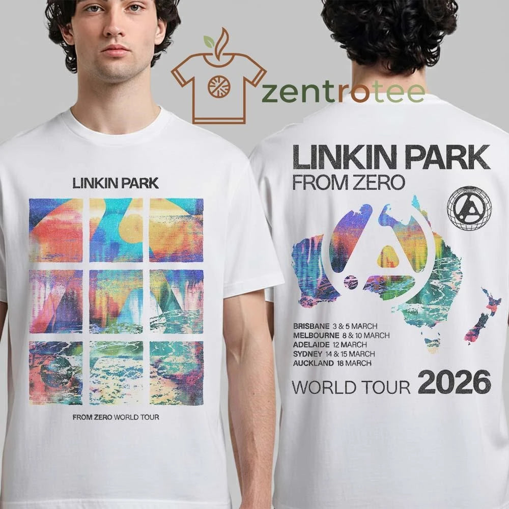 Linkin Park From Zero World Tour Australia And New Zealand 2026 Exclusive tee