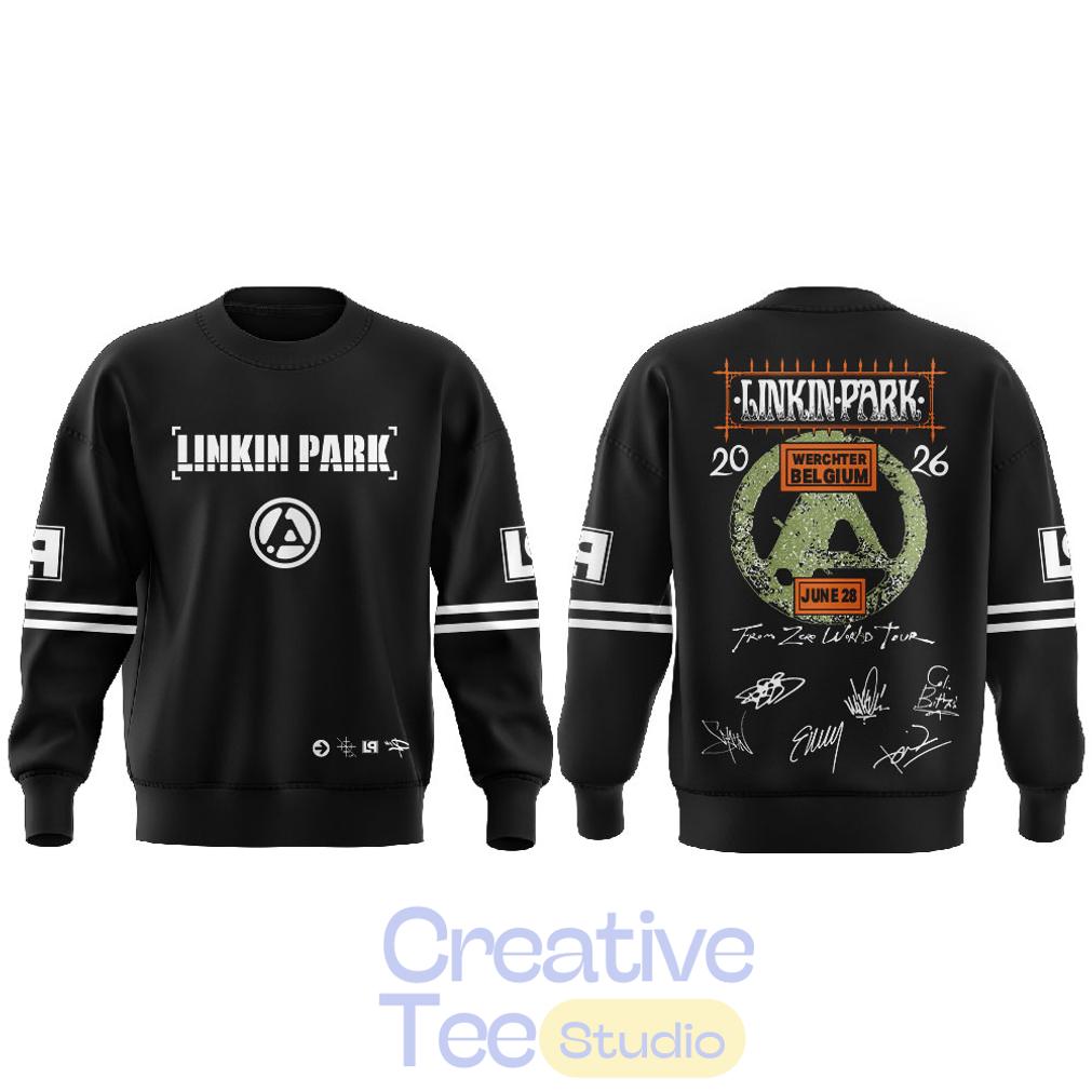 Linkin Park From Zero World Tour to Festivalpark in Werchter, Belgium Sweatshirt