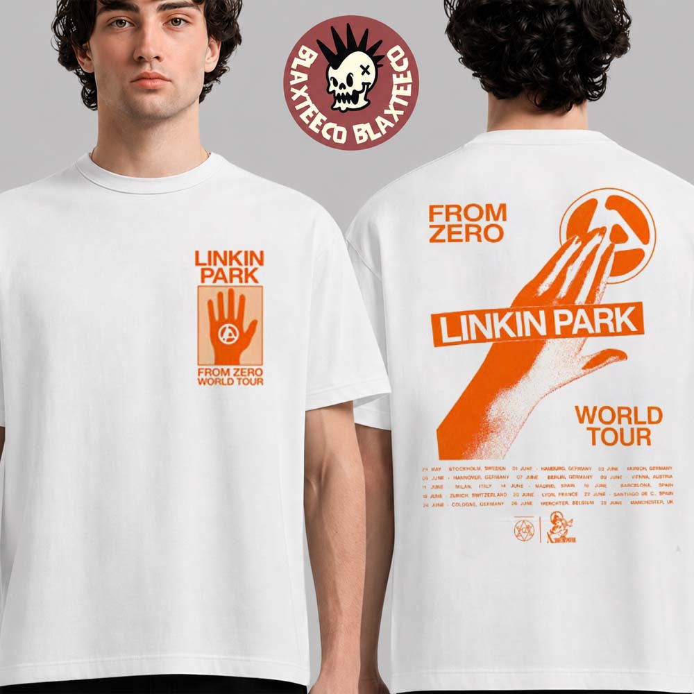 Linkin Park X Deus Ex Machina Download Festival 2026 Exclusive Merch Donington Park UK From 10 To 14 June 2026 FZ World Tour The Hand T-Shirt
