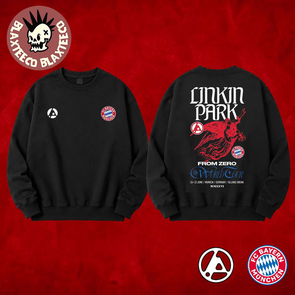 Linkin Park X FC Bayern Munchen 2026 Exklusives Event Merch Fur Munchen Deutschland Am 11 Und 12 Juni 2026 Pullover Sweater