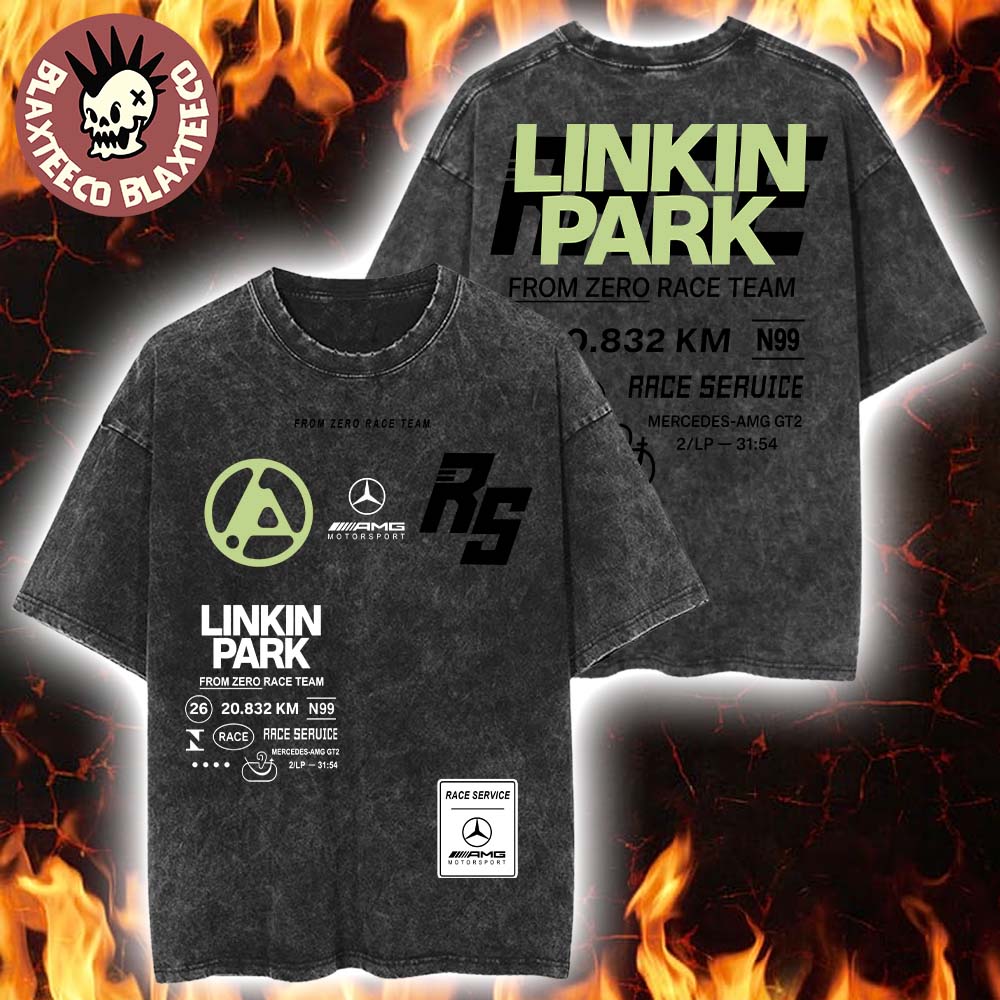 Linkin Park X Mercedes AMG Lounge Munich Germany 2026 From Zero Tour Merch Washed Tee