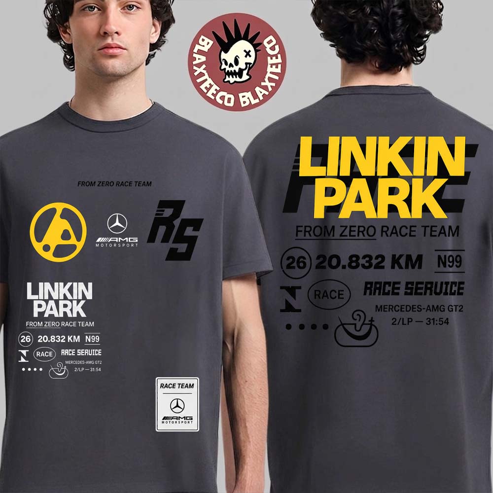 Linkin Park X Mercedes AMG Lounge x Rock Am Ring 2026 Merch From Zero Race Team T-Shirt