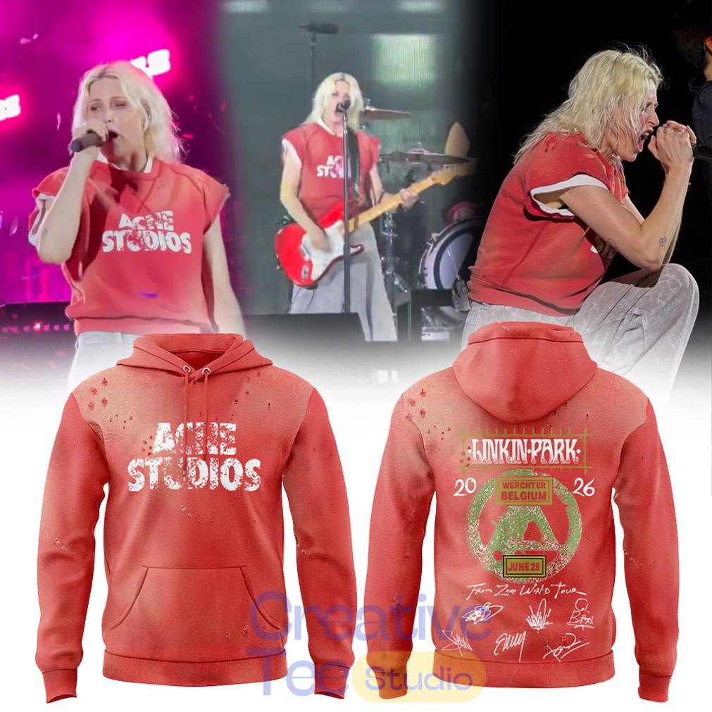 Linkin Park brought their From Zero World Tour to Festivalpark in Werchter, Belgium Tee Hoodie