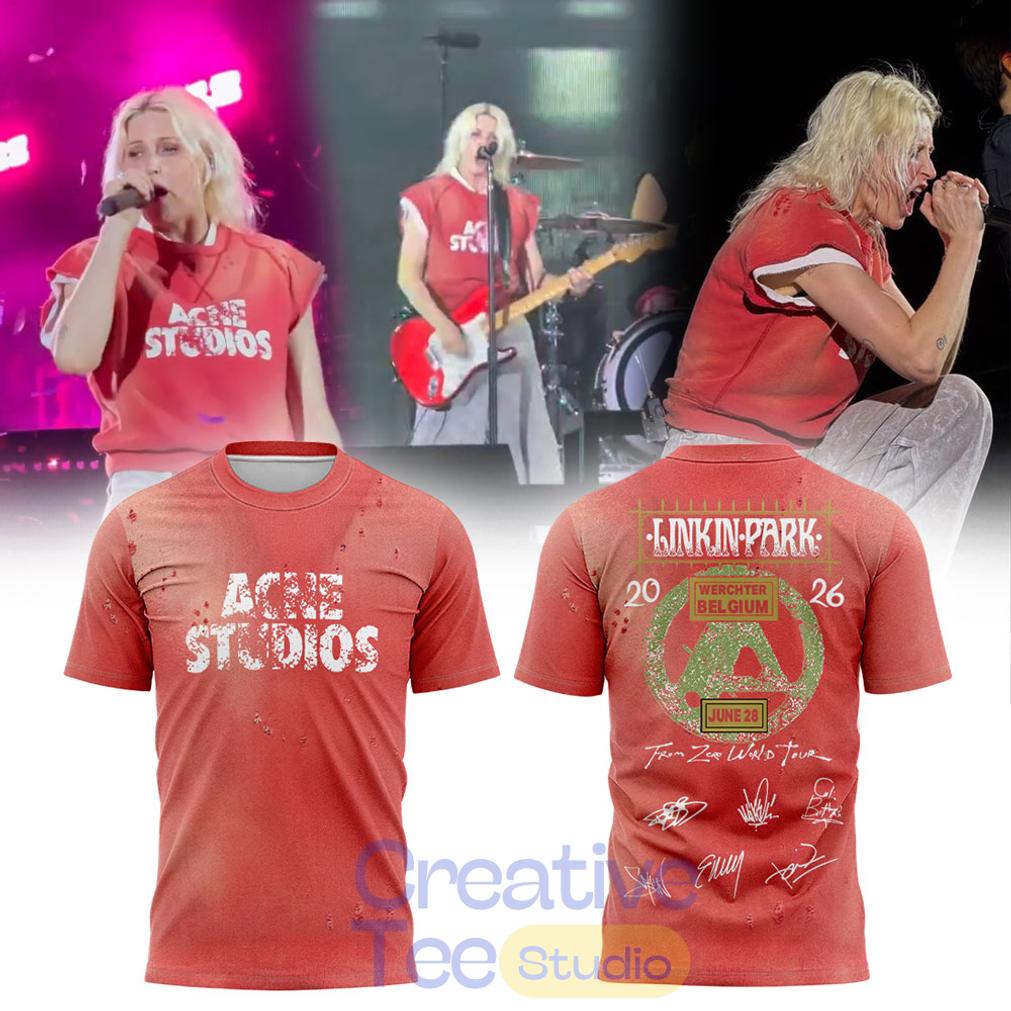 Linkin Park brought their From Zero World Tour to Festivalpark in Werchter, Belgium Tee Hoodie
