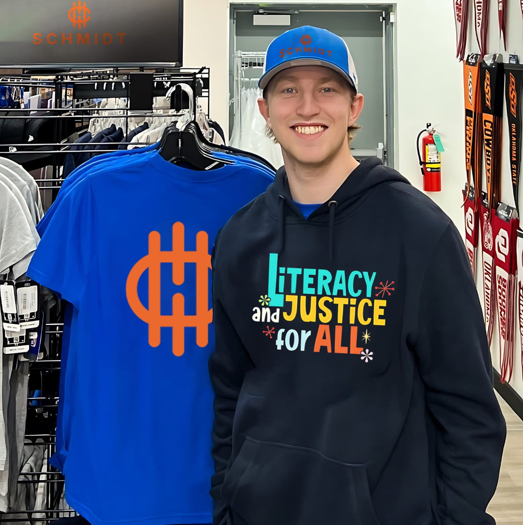 Literazy and justice for all shirt