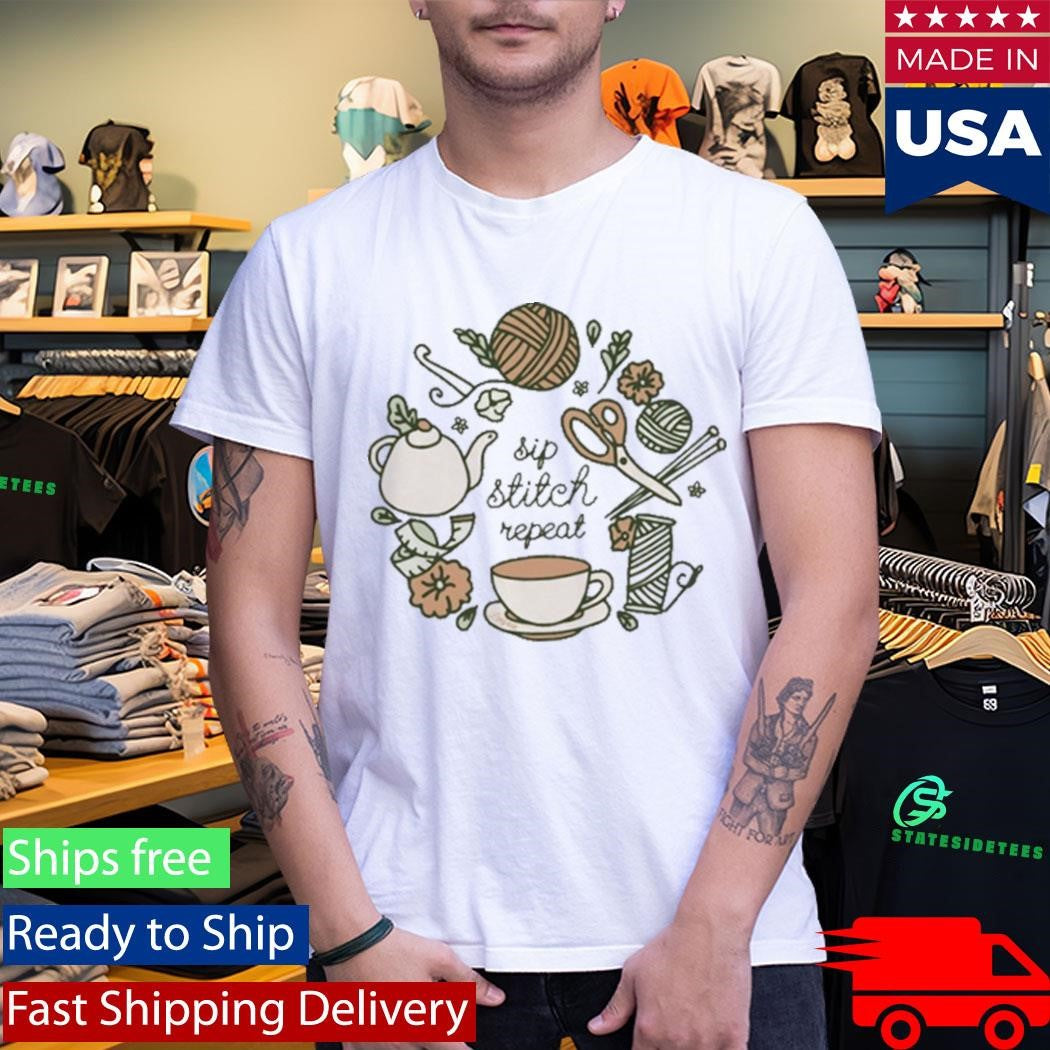 Loepsie Green Jasmine &amp; Peach Shirt