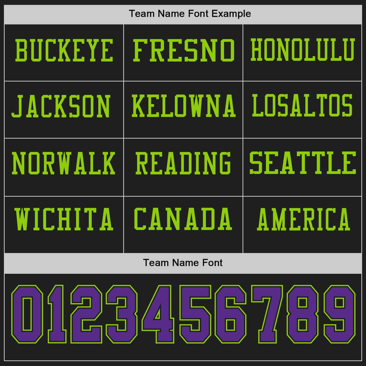 Custom Black Purple-Neon Green Long Sleeve Authentic Football Jersey