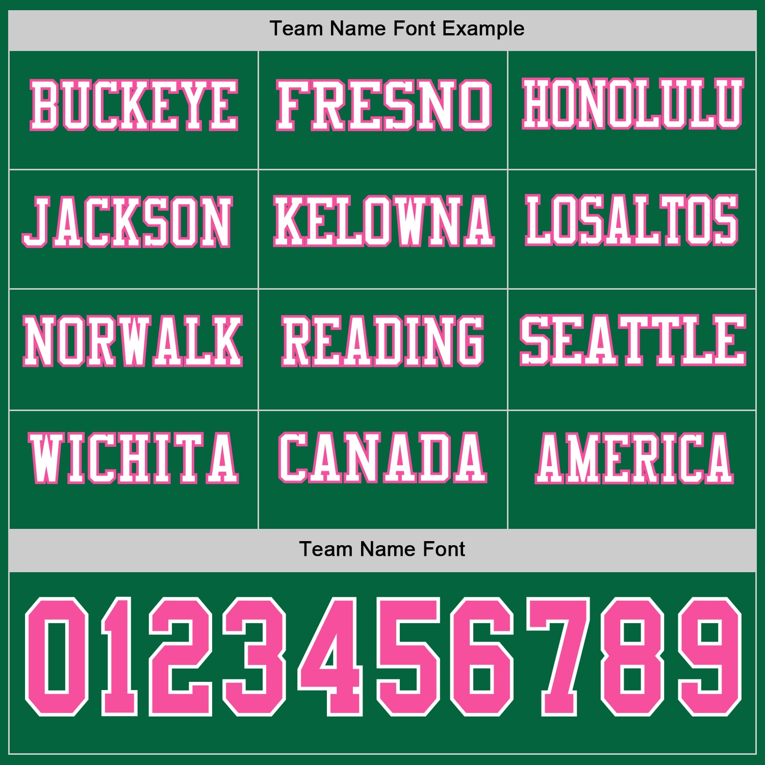 Custom Kelly Green Pink-White Long Sleeve Authentic Football Jersey