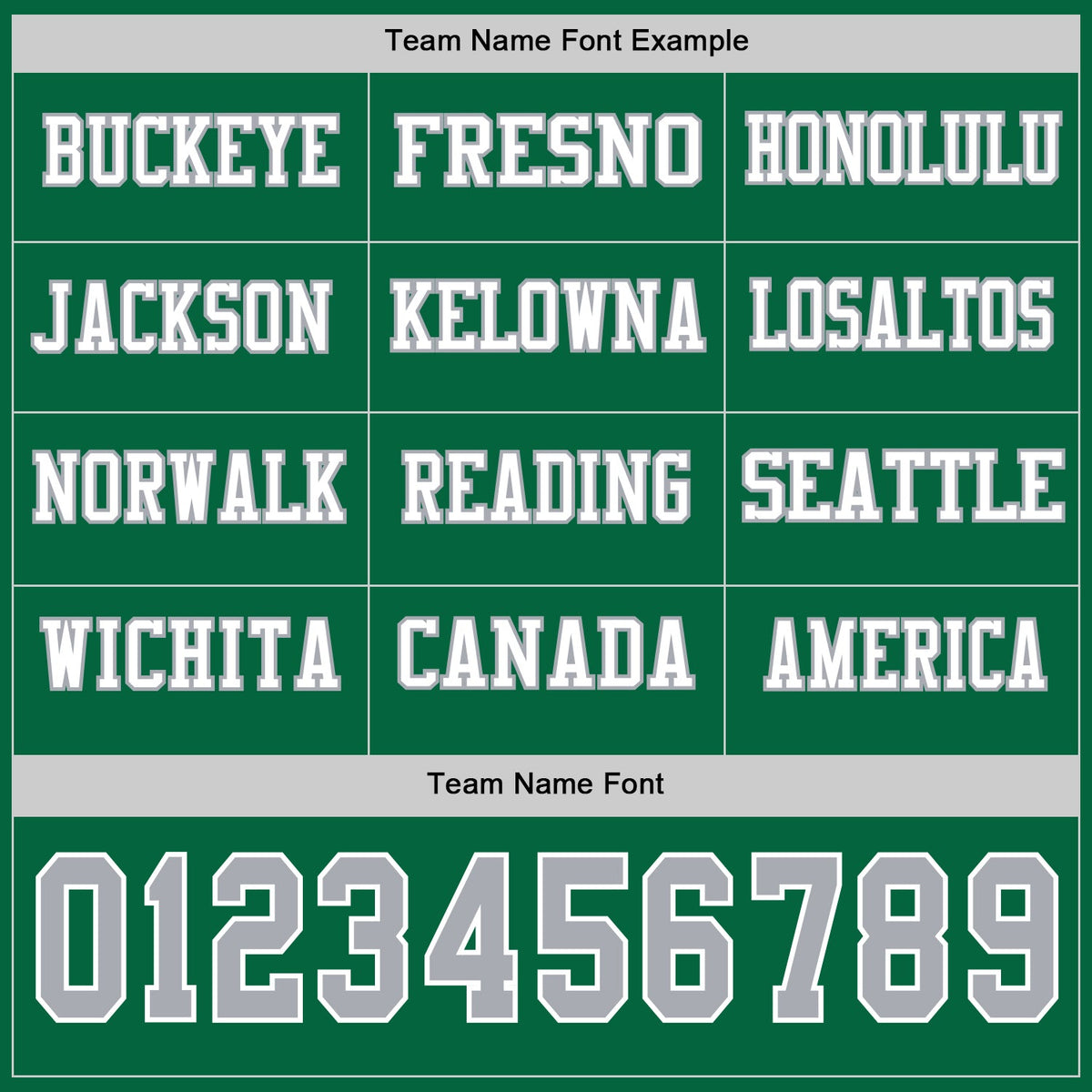 Custom Kelly Green Gray-White Long Sleeve Authentic Football Jersey