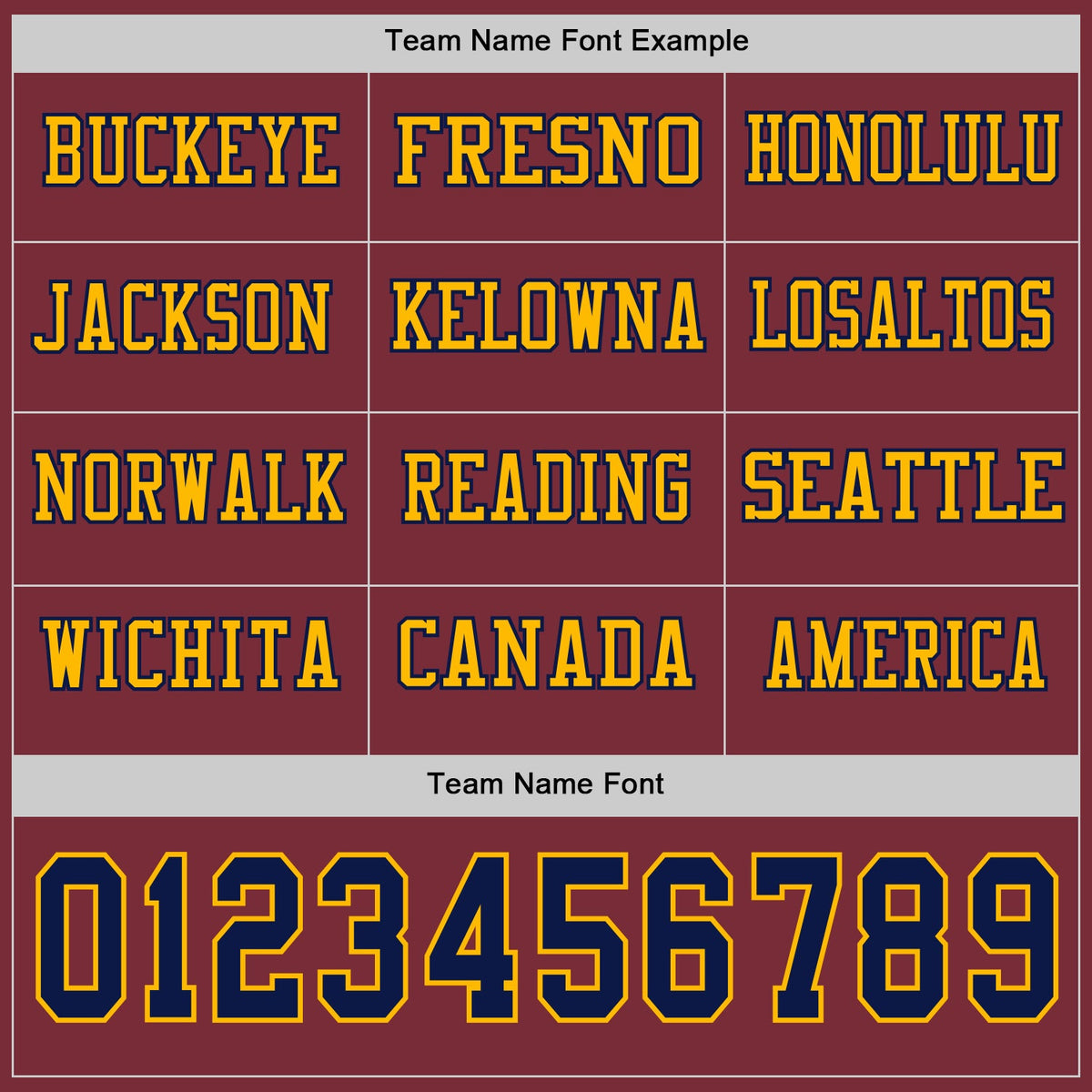Custom Burgundy Navy-Gold Long Sleeve Authentic Football Jersey