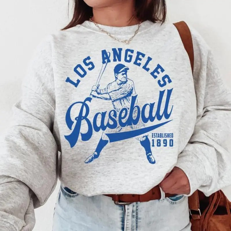 Los Angeles Baseball Est 1890 Shirt Game Day Season Sport Lover LA Baseball T-Shirts