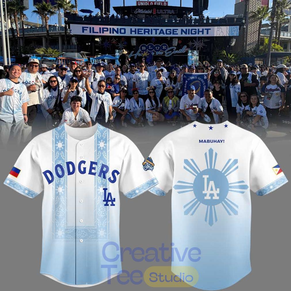 Los Angeles Dodgers Filipino Heritage Night 2026 Baseball Jersey