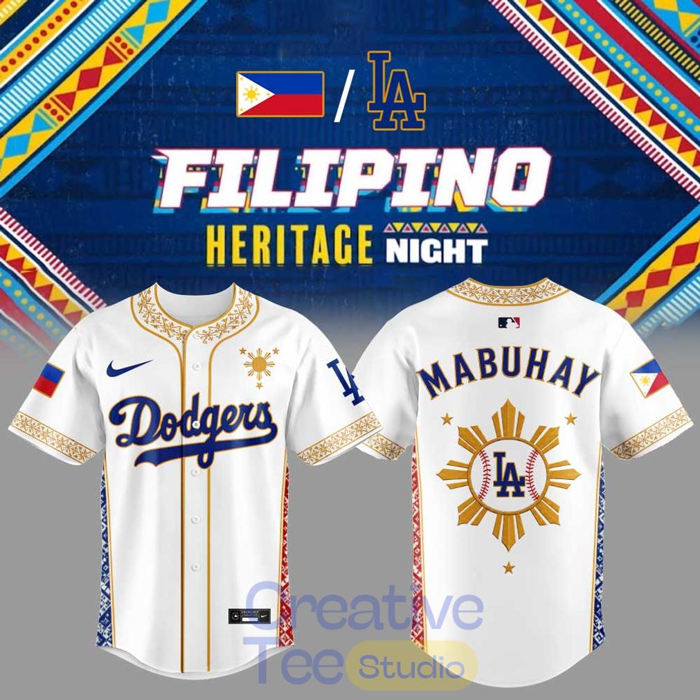 Los Angeles Dodgers Filipino Heritage Night Limited Baseball Jersey