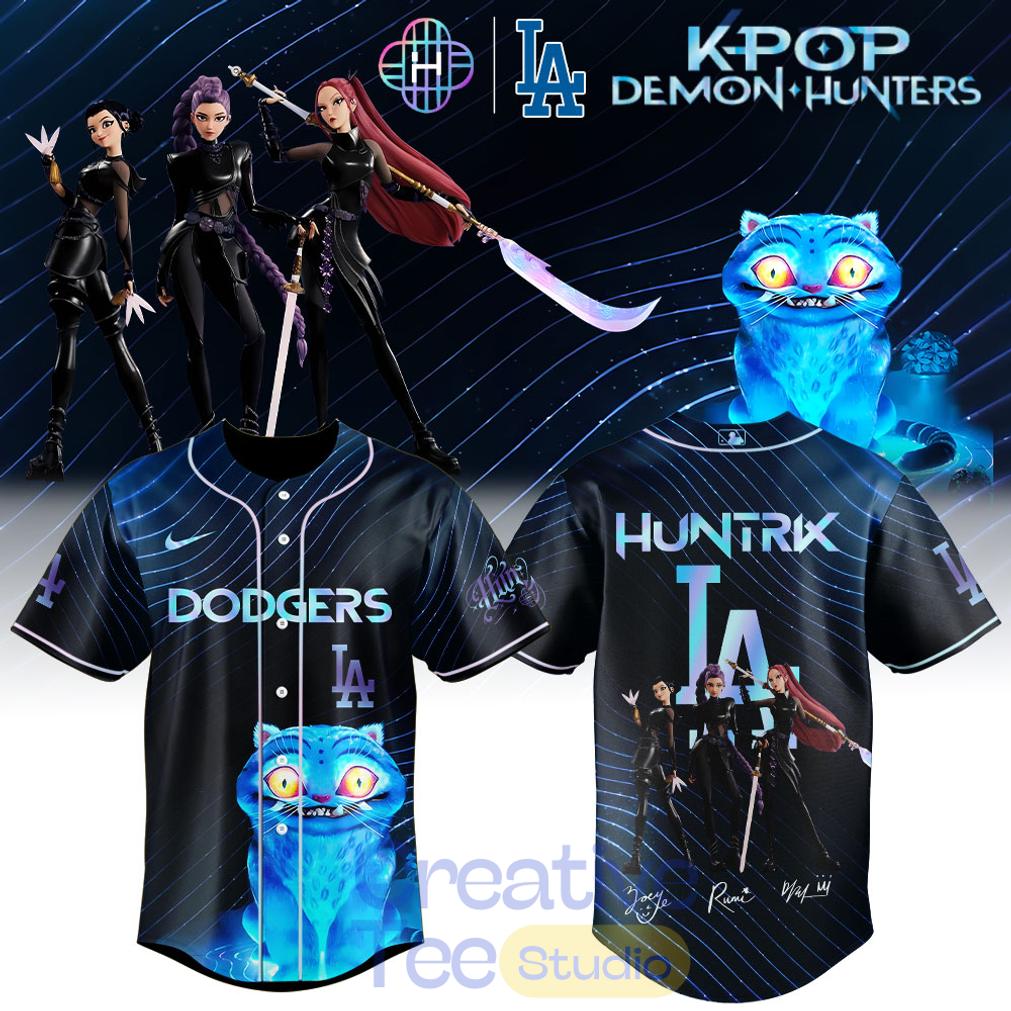 Los Angeles Dodgers K-Pop Demon Hunters 2026 Baseball Jersey