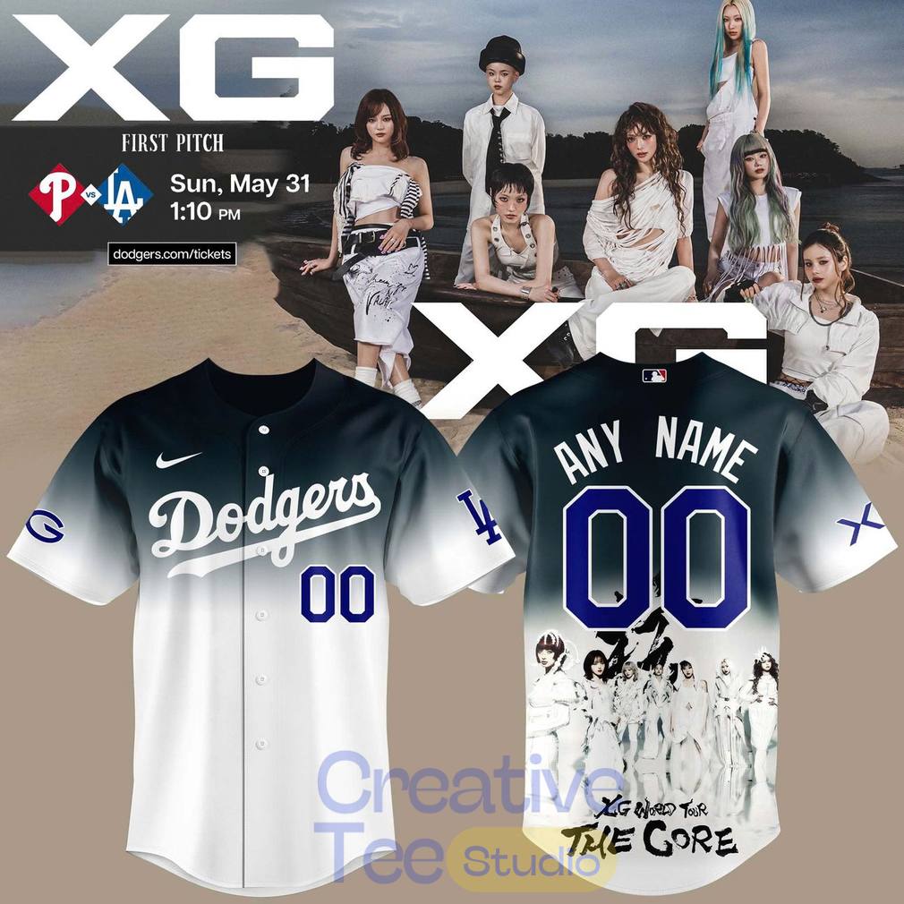 Los Angeles Dodgers x XG The Core Custom Jersey