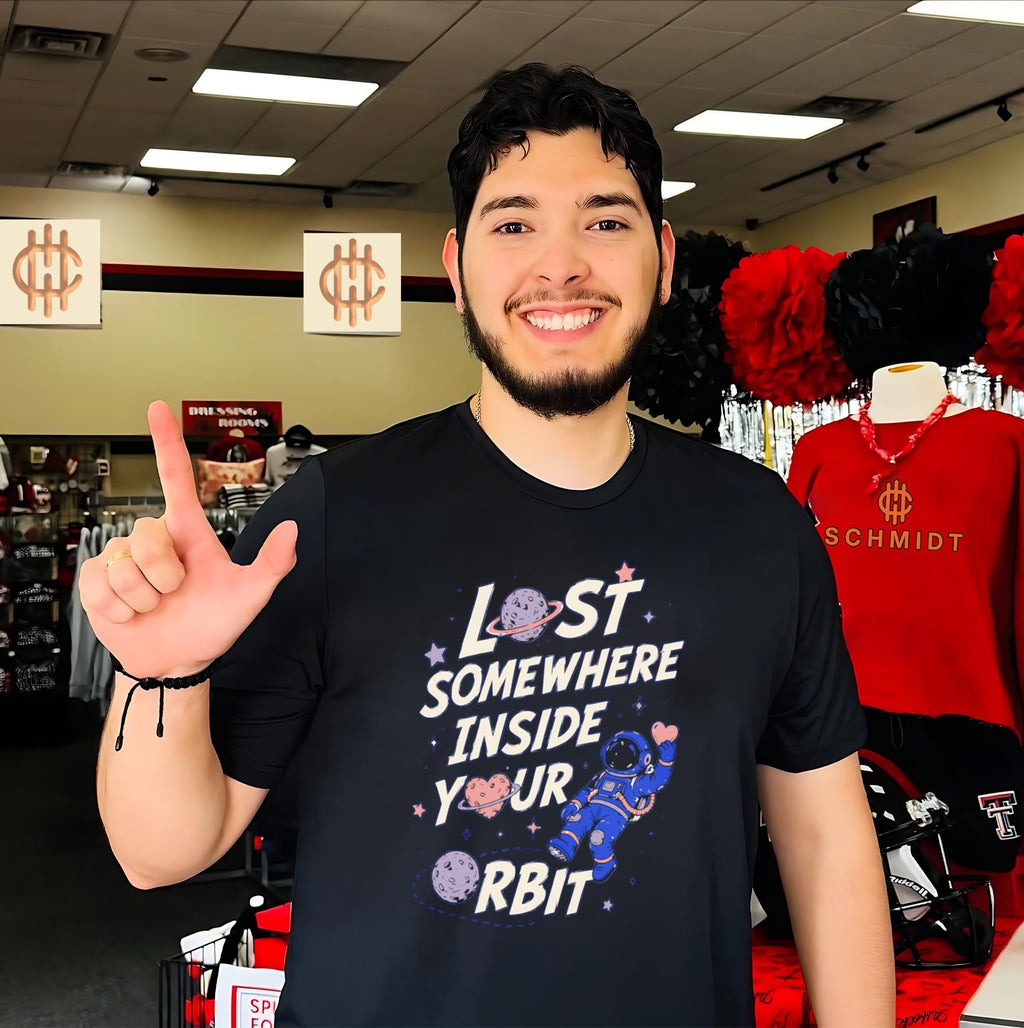 Lost Somewhere Inside Your Orbit Astronaut Heart shirt