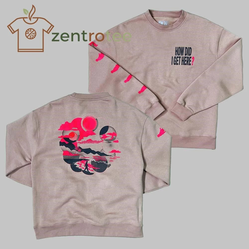 Louis Tomlinson How Did We Get Here Album Merch Beige tee