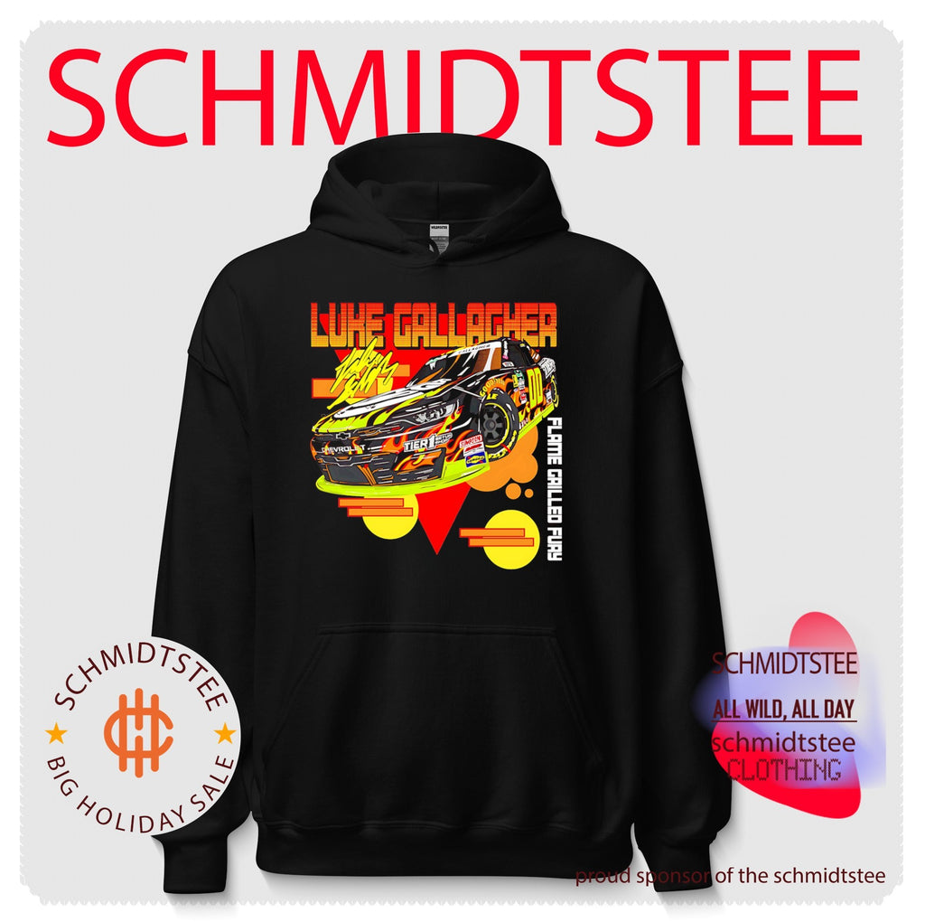 Luke Gallagher Flame Grilled Fury Racing shirt