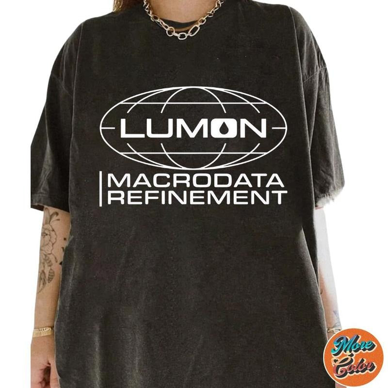 Lumon Macrodata Refinement Severance Severance Inspired Lumon Industries Vintage Lumon TV Show Shirts Cotton Crew Neck Size S 3XL Menswear Top Womenswear Top Underwear Streetwear T-Shirts