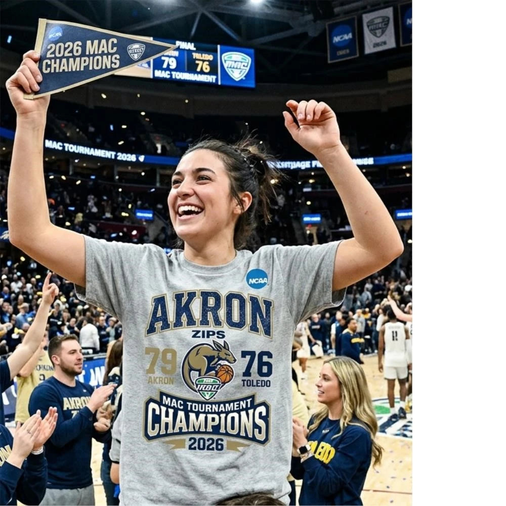 MAC tournament 2026 Akron 79 76 Toledo shirt