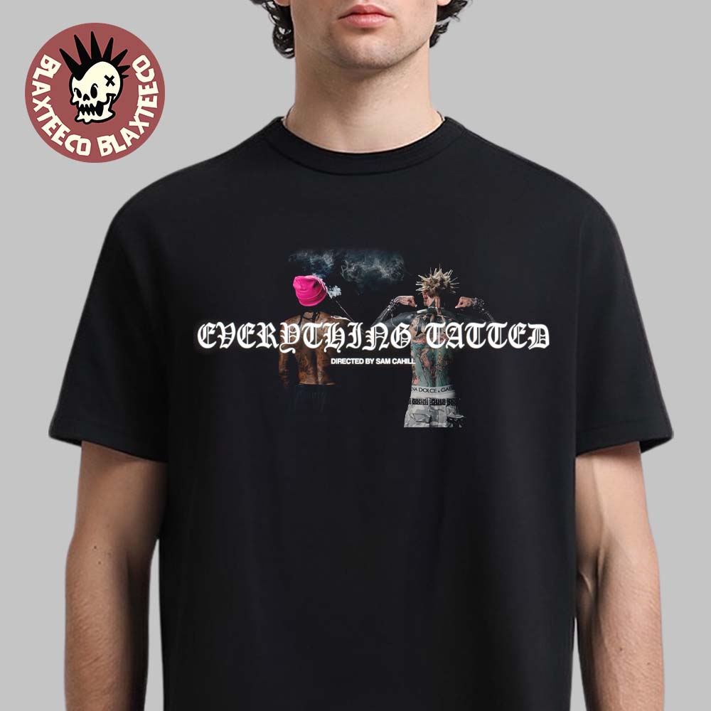 Machine Gun Kelly MGK x Wiz Khalifa Everything Tatted T-Shirt