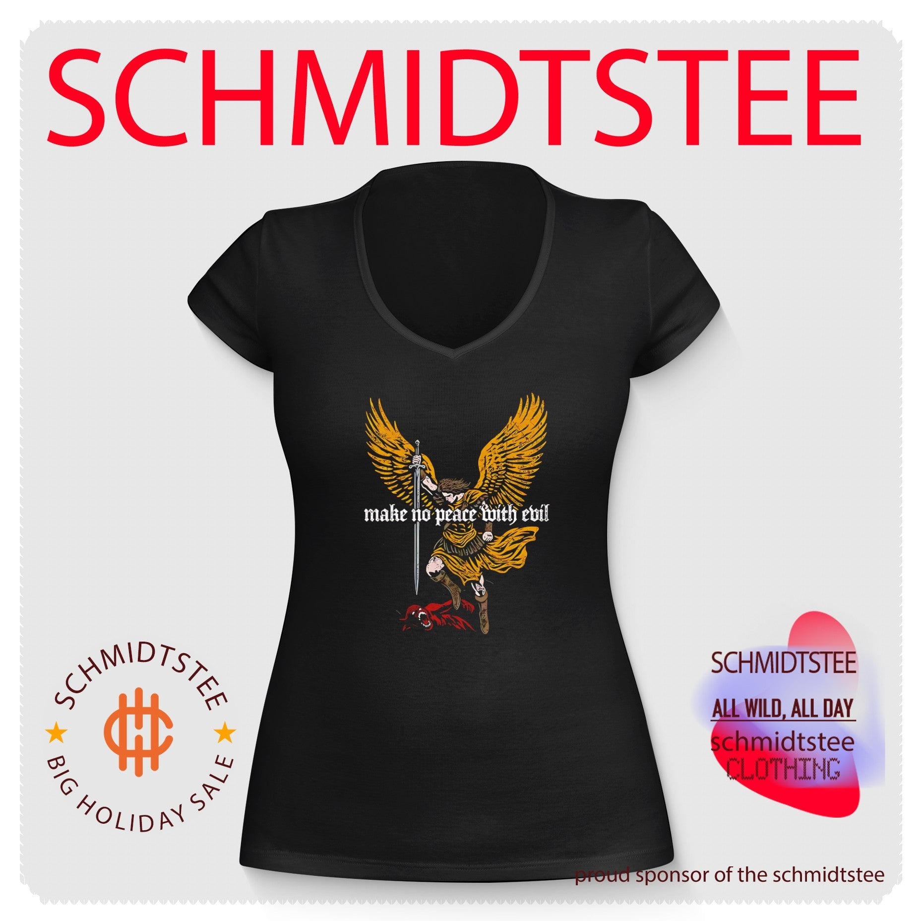 Make no peace with evil Archangel Michael shirt