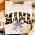 Mama Camo Camouflage Mama Coquette Varsity Duck Camo Retro Mama T-Shirts