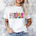 Mama Checkered Bolt DTF Transfers THIS IS NOT SHIRT T-Shirts