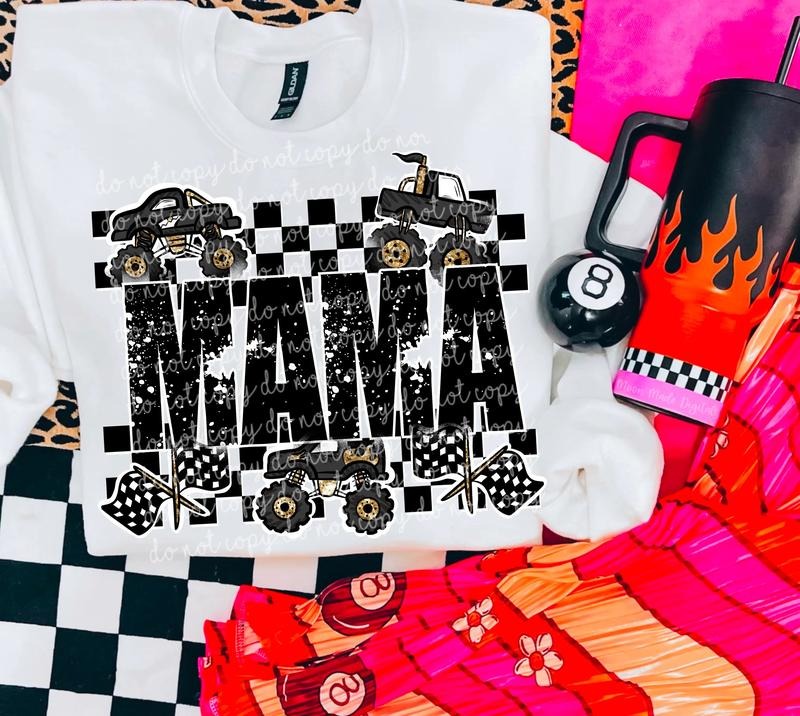 Mama Monster Truck DTF Transfers THIS IS NOT SHIRT T-Shirts