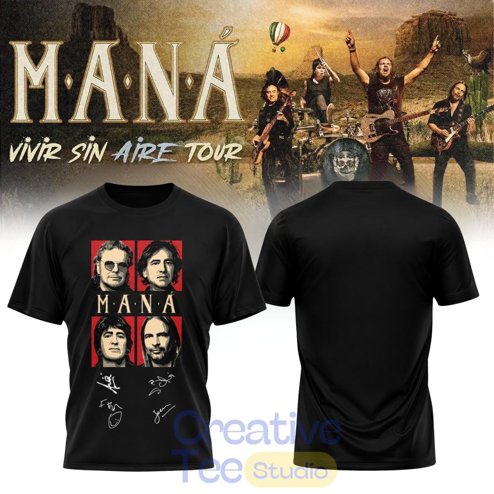 Maná “Vivir Sin Aire Tour” Limited Edition T-Shirt