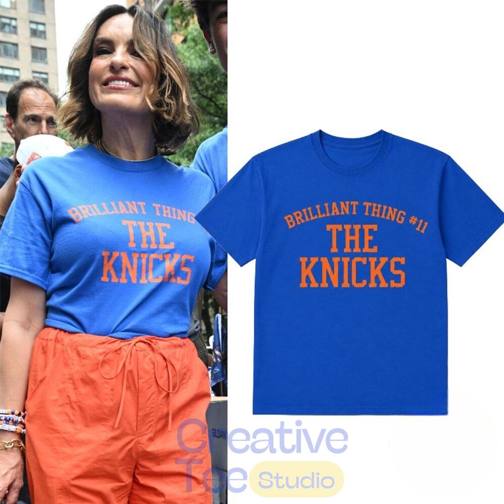 Mariska Hargitay Brilliant Thing #11 The Knicks Parade T-Shirt