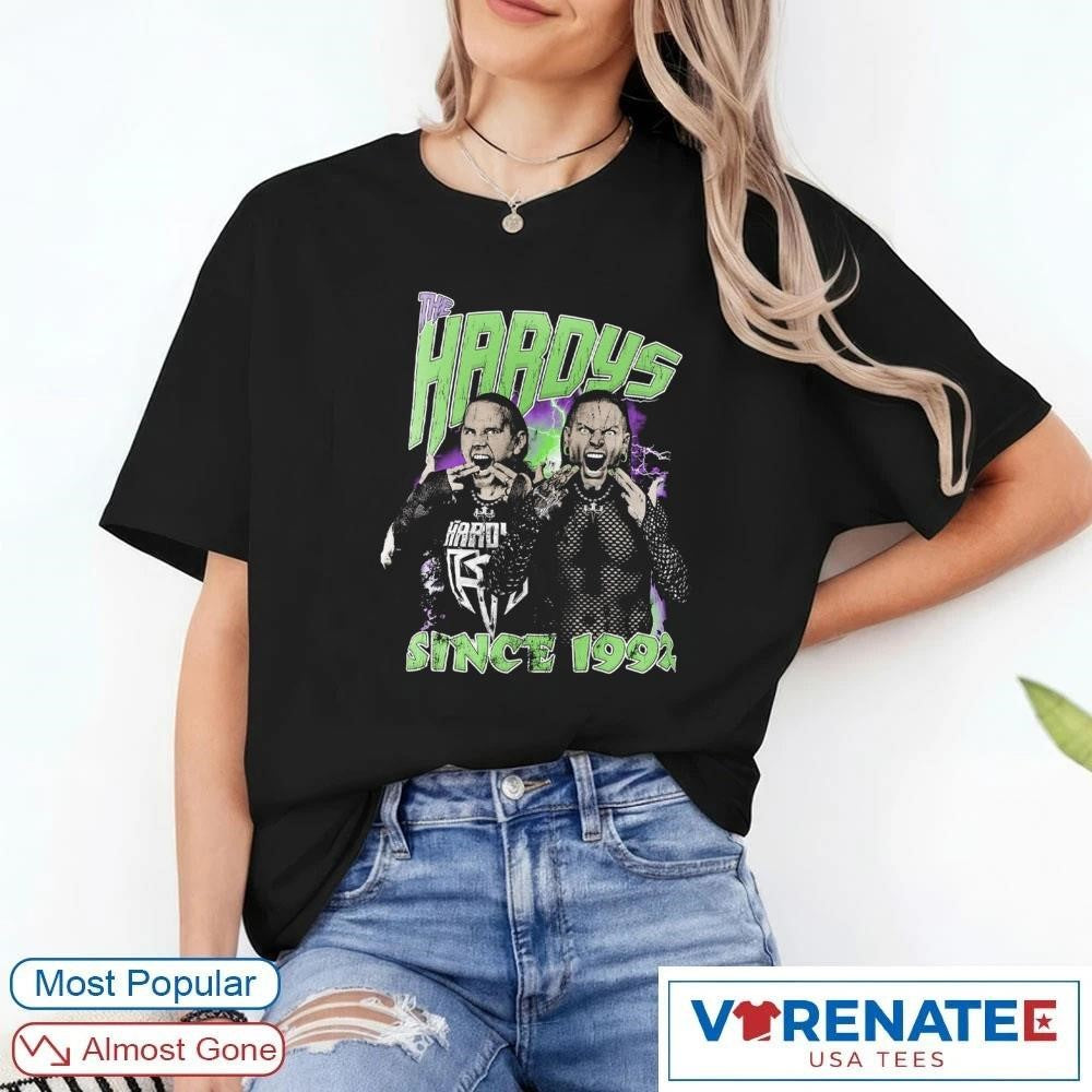 Matt Hardy And Jeff Hardy The Hardys Since 1992 TNA Wrestling shirt