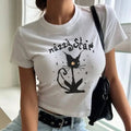 Mazzy Star Top Corto Para Mujer Camiseta Harajuku De Los ñOs 2000 Playera Kawaii Para Amantes De Los Gatos Camiseta De Bebé Y2k Camisetas Cortas Para Mujer T-Shirts