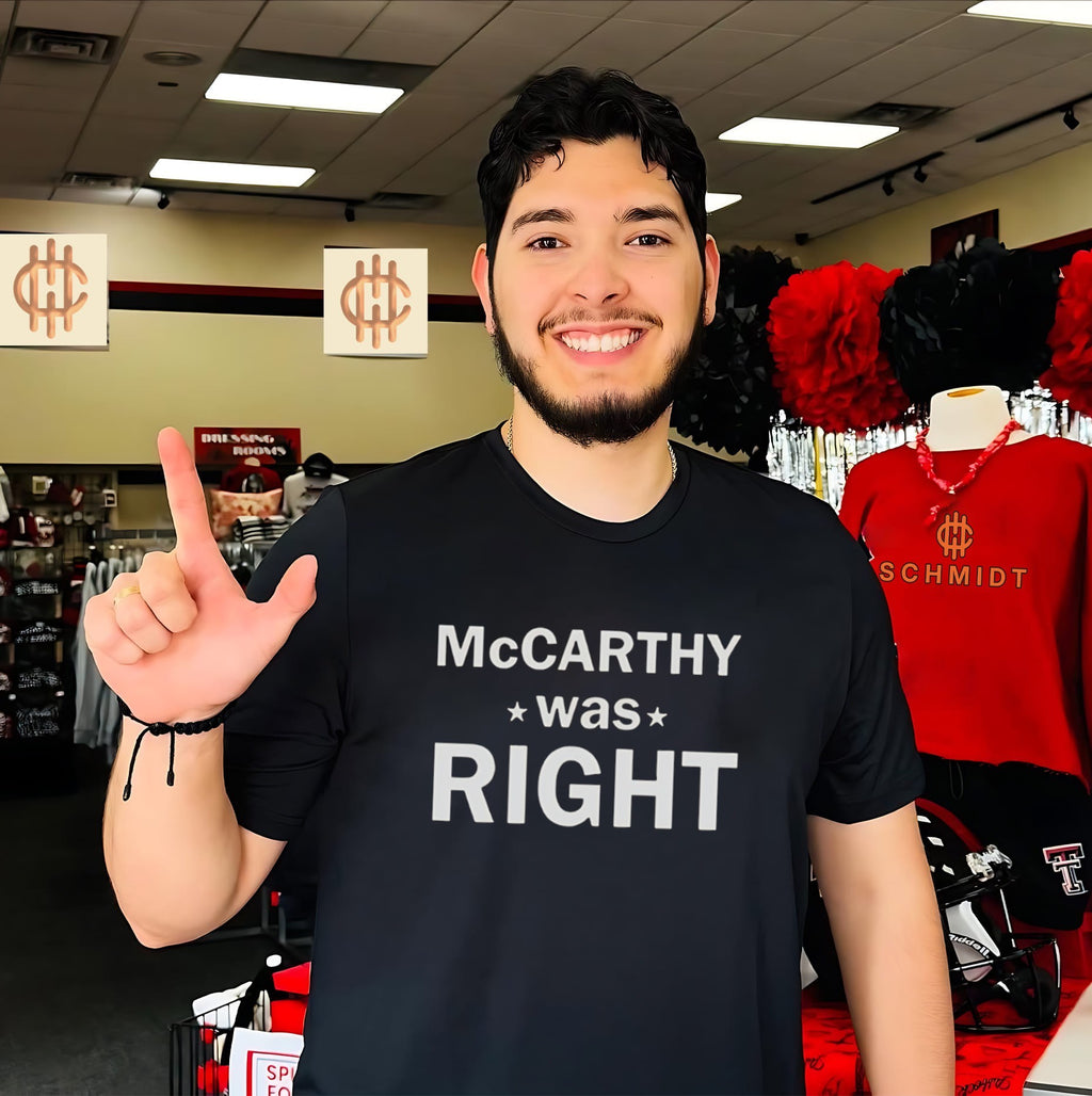 McCarthy Was Right Cold War Anti-Communism shirt
