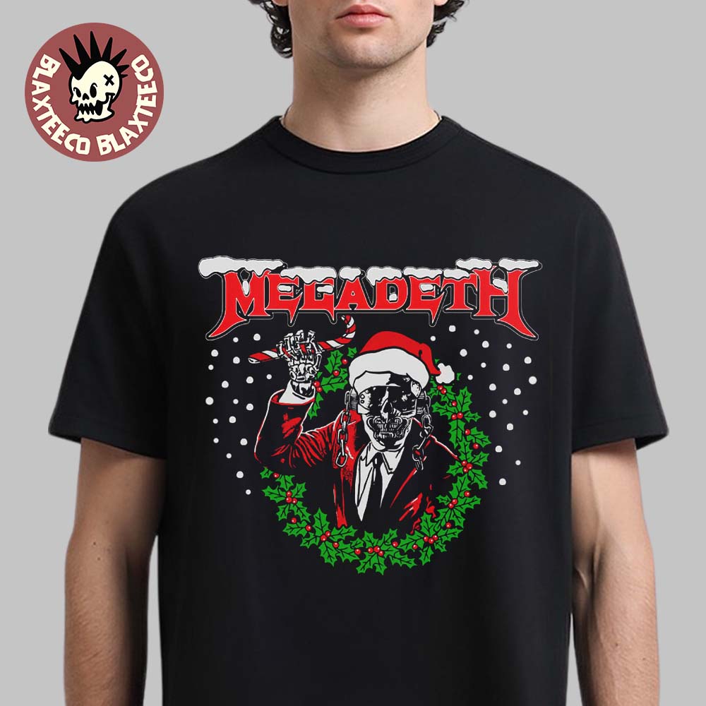 Megadeth Festive Holiday 2025 VIC Christmas T-Shirt