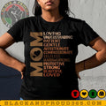 Melanin Mom Loving Strong Loved Black Black Girl Magic Black Mom Shirt Mama Giftstyle{N002}2 T-Shirts