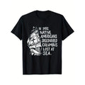 Breathable 100% Cotton Crew Neck Short Sleeve Comfortable Fit Print Retro Indoor Outdoor Activities Perfect Dad Husband Grandpa Family Black S XXXL Made USA T-Shirts